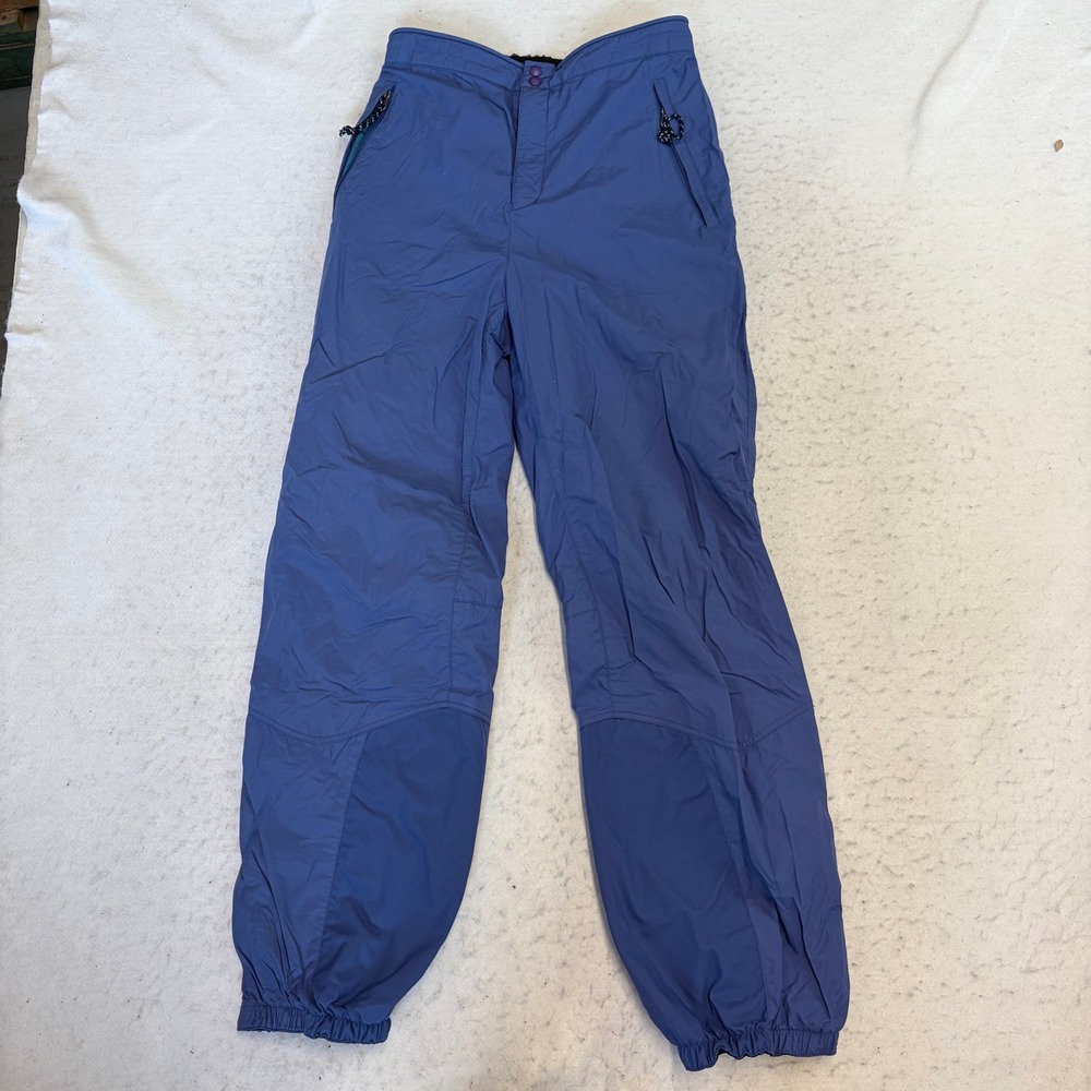 Patagonia Snow Pants Womens 10 Blue Vintage Mesh Lined Ski Trousers